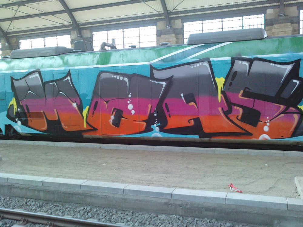 Graffiti Train - Photo by Marieundjana - moas