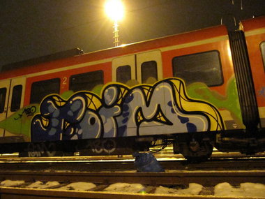 Graffiti Train - Photo by Marieundjana - foim