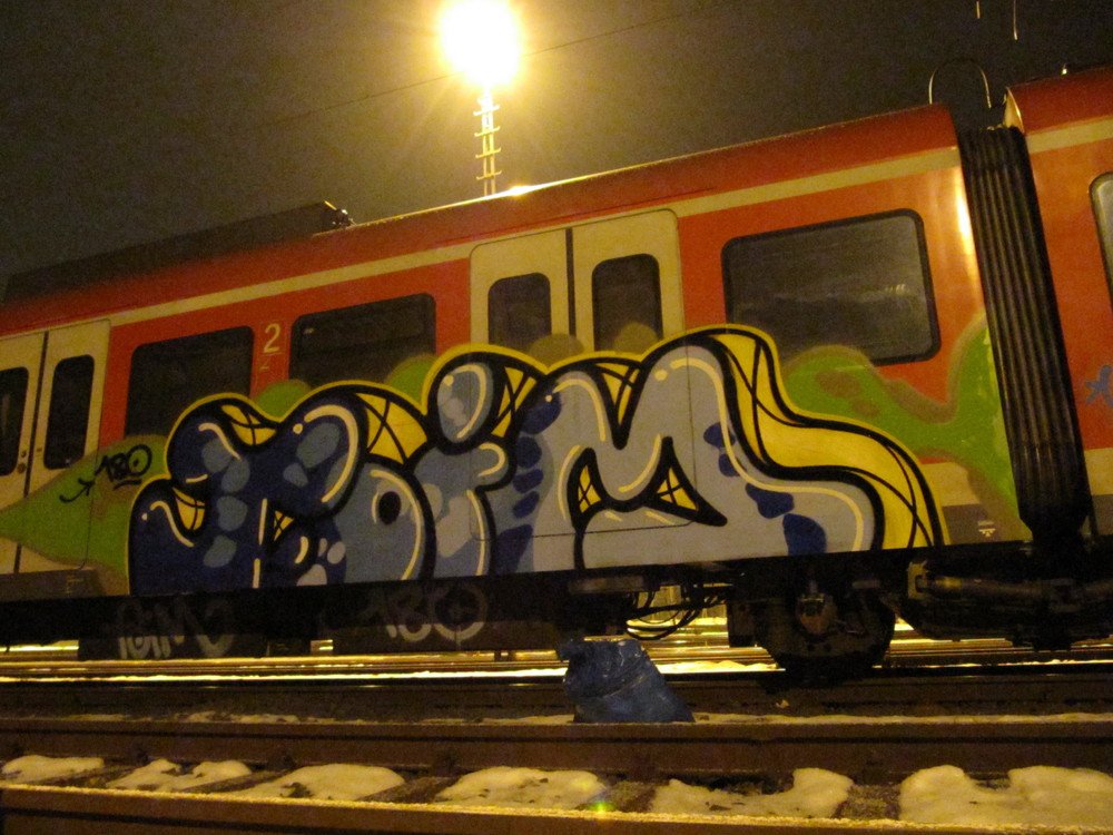 Graffiti Train - Photo by Marieundjana - foim