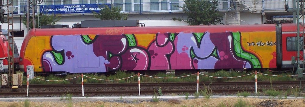 Graffiti Train - Photo by Marieundjana - foim