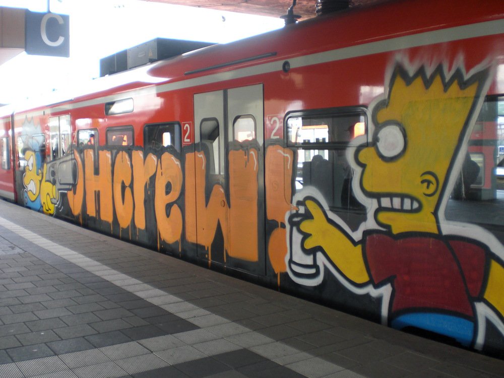 Graffiti Train - Photo by Marieundjana - oh