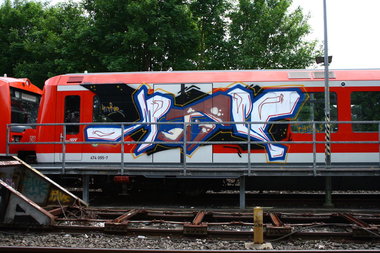 Graffiti Train - Photo by Marieundjana - motiv