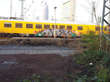 Graffiti Train - Photo by Marieundjana - oo