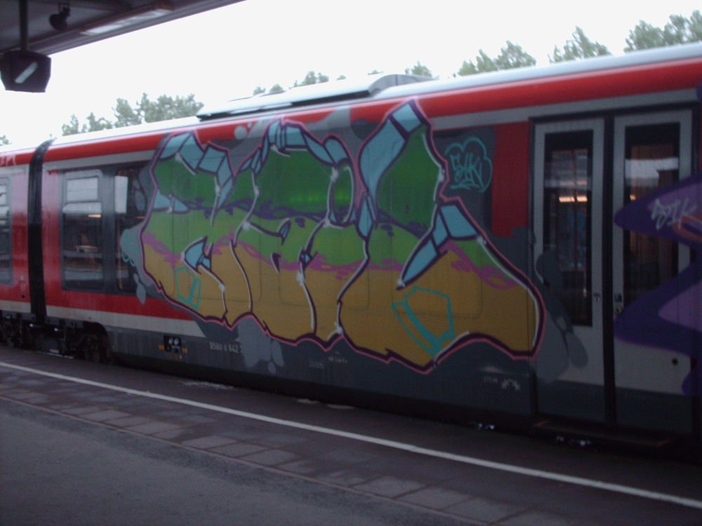 Graffiti Train - Photo by Marieundjana - mail