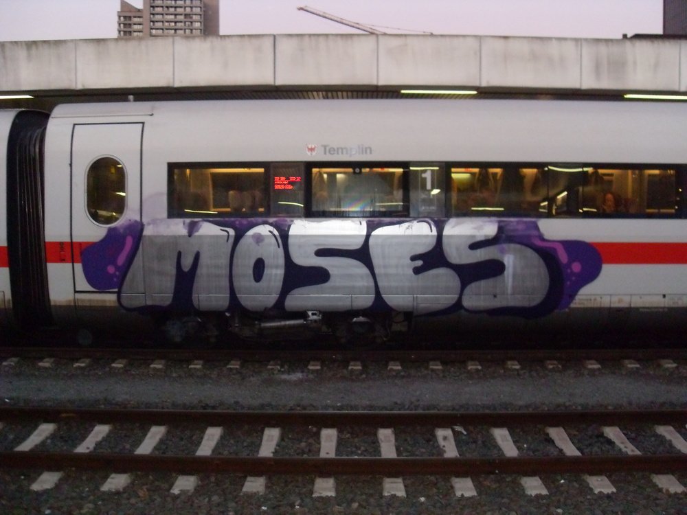 Graffiti Train - Photo by Marieundjana - moses