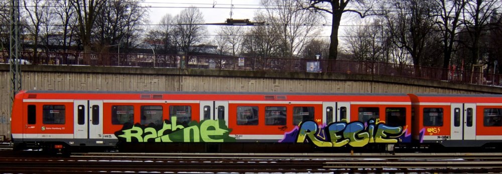 Graffiti Train - Photo by Marieundjana - rache, regie
