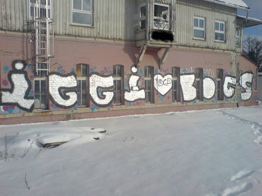 Graffiti Train - Photo by Marieundjana - iggi, bocs