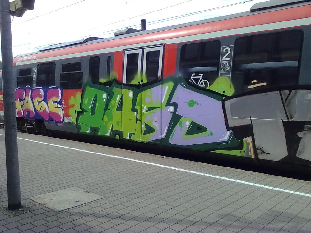 Graffiti Train - Photo by Marieundjana - fase, pasd