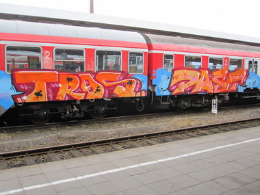 Graffiti Train - Photo by Marieundjana - tros, past