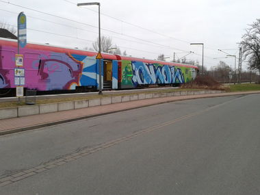 Graffiti Train - Photo by Marieundjana - ohoh
