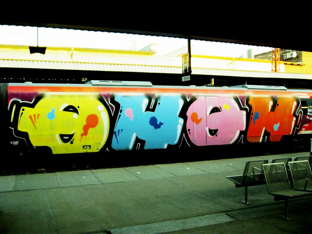 Graffiti Train - Photo by Marieundjana - ohoh