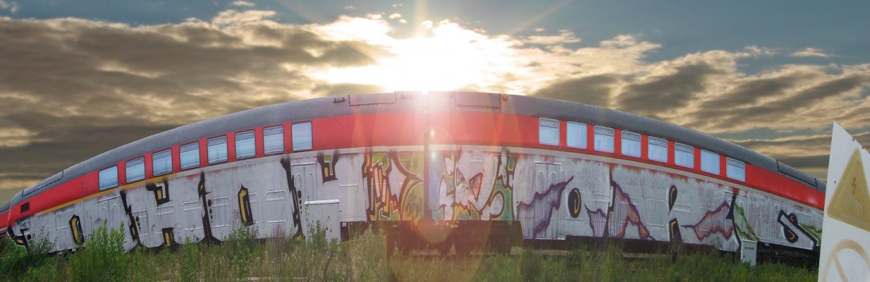 Graffiti Train - Photo by Marieundjana - ohoh, org
