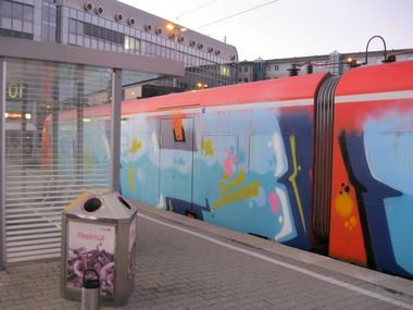 Graffiti Train - Photo by Marieundjana - ohoh