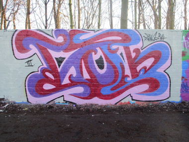 Graffiti Wall in Dortmund - Photo by Marksman1909 - VNK (2014)