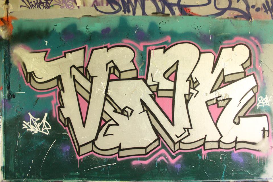 Graffiti Wall in Dortmund - Photo by Marksman1909 - VNK (2014)