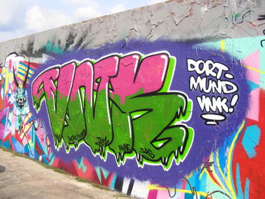 Graffiti Wall in Berlin - Photo by Marksman1909 - VNK (2013)