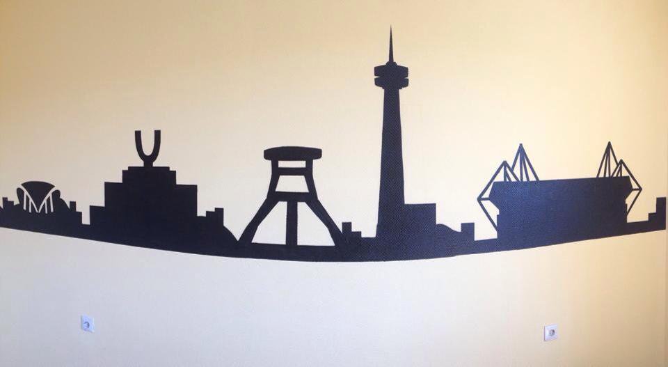 Graffiti Wall in Dortmund - Photo by Marksman1909 - Dortmund, Skyline (2014)