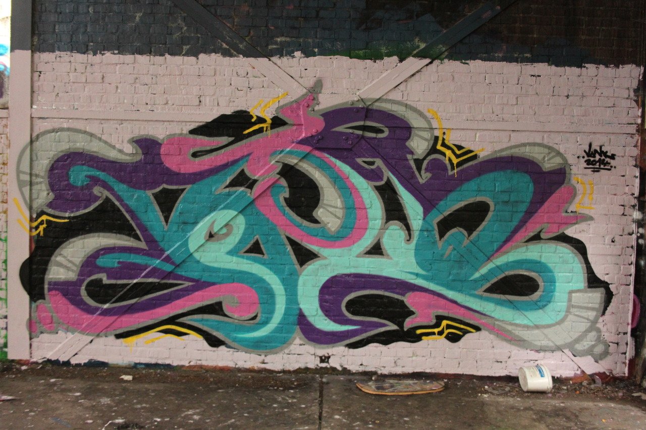 Graffiti Wall in Dortmund - Photo by Marksman1909 - VONK (2014)