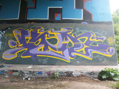 Graffiti Wall in Amsterdam - Photo by Marksman1909 - VONK, VNK, BERT (2015)