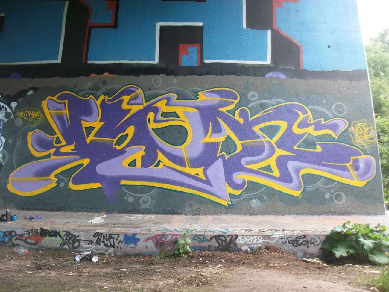 Graffiti Wall in Amsterdam - Photo by Marksman1909 - VONK, VNK, BERT (2015)
