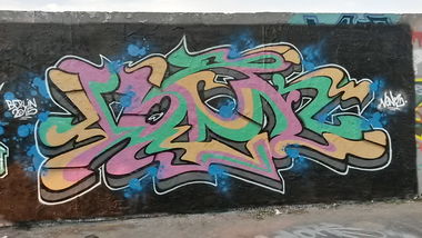 Graffiti Wall in Berlin - Photo by Marksman1909 - Vonk (2015)