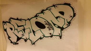 Graffiti Wall - Photo by Marksrougi