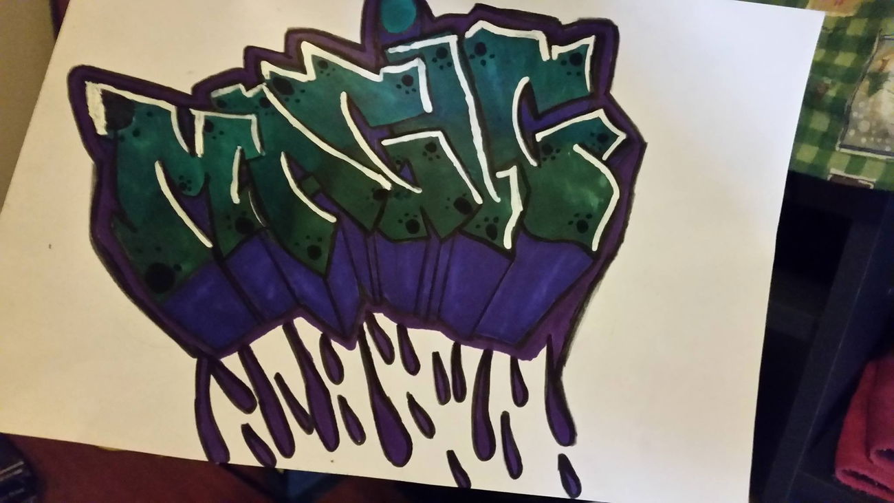 Graffiti Wall - Photo by Marksrougi (2016)