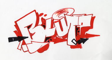 Graffiti Wall - Photo by Markus1oner - Blut (2017)