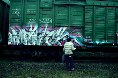 Graffiti Train - Photo by Marvel_9