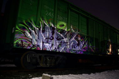 Graffiti Train - Photo by Marvel_9