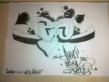 Graffiti Sketch - Photo by MarvologyArt