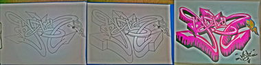 Graffiti Sketch - Photo by MarvologyArt