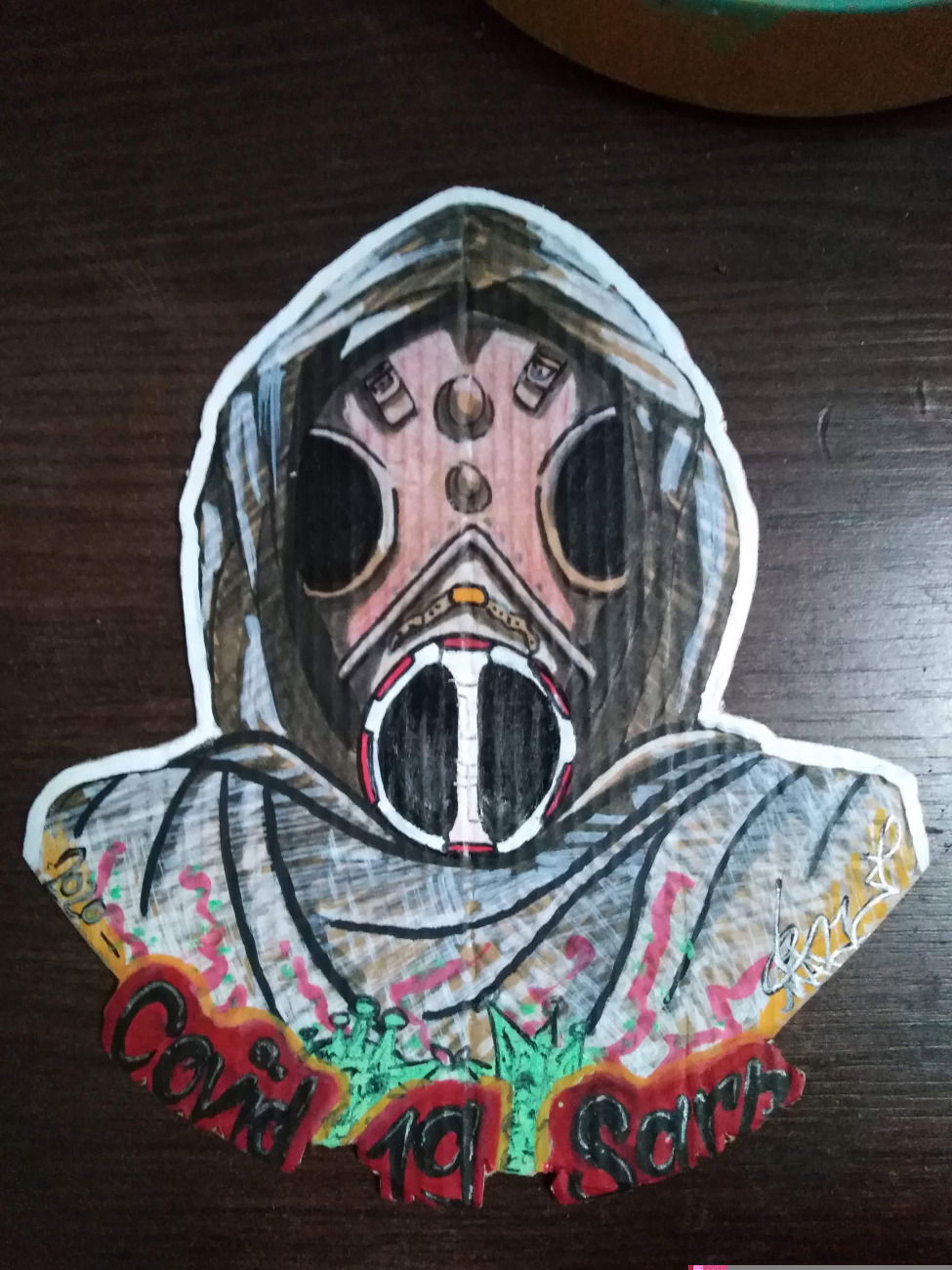 Graffiti Artwork - Photo by Marzimotto - corona, c-19, virus (2020)