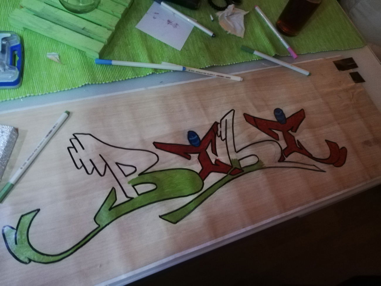 Graffiti Sketch in Zwickau - Photo by Marzimotto - InArbeit (2018)