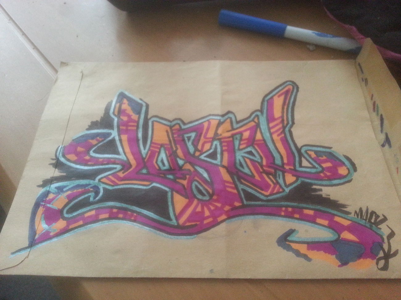 Graffiti Sketch in Zwickau - Photo by Marzimotto - Graffiti (2016)