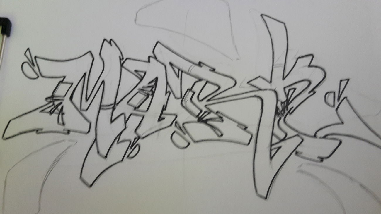 Graffiti Sketch - Photo by Marzimotto - marz, 2