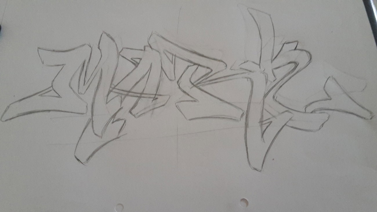 Graffiti Sketch - Photo by Marzimotto - marz, 1 (2018)