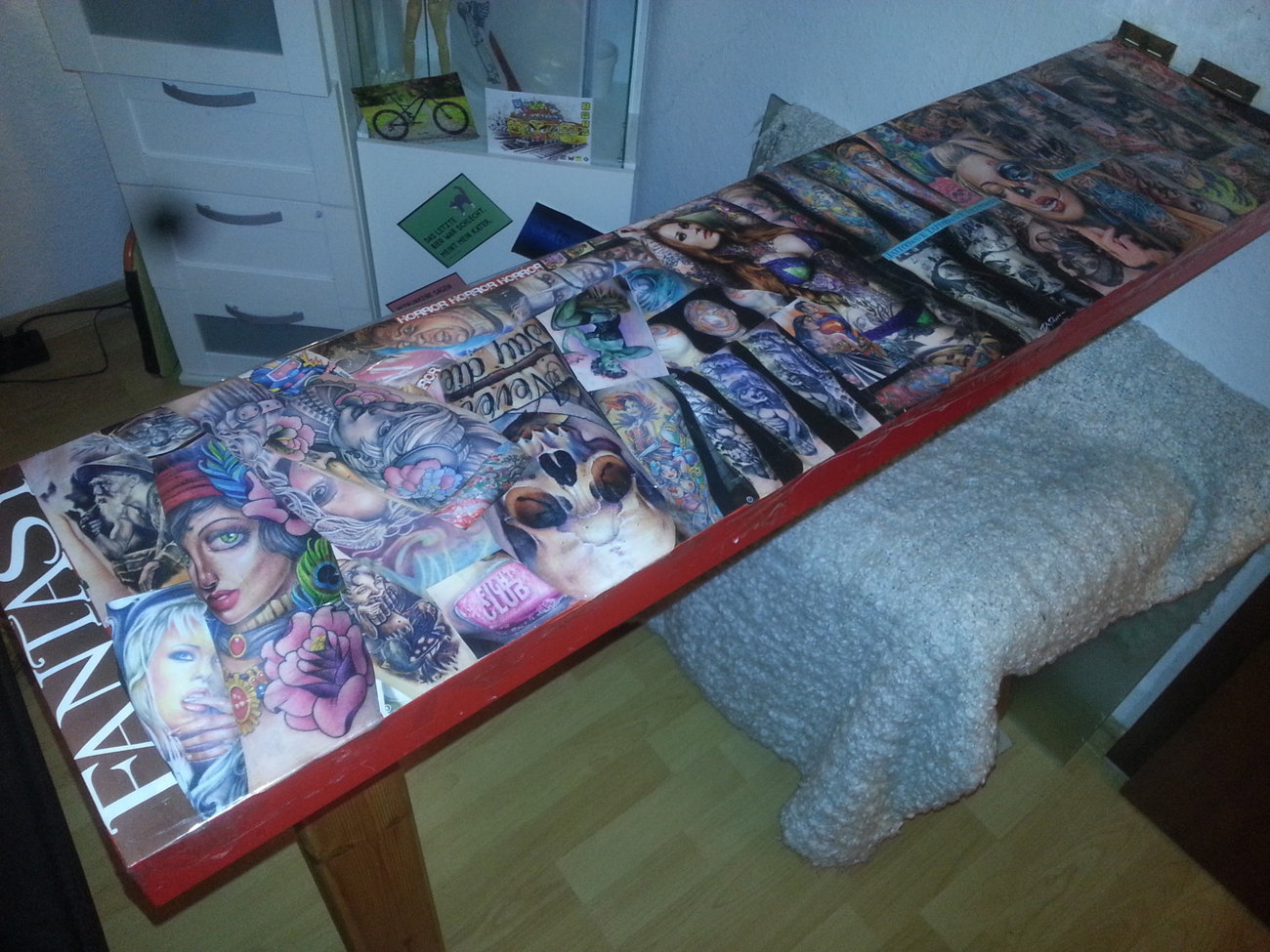 Graffiti Wall - Photo by Marzimotto - Tisch, Tattoo, Designed (2019)