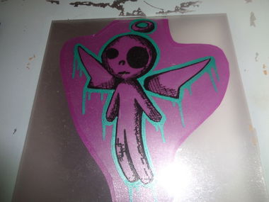 Graffiti Artwork - Photo by Marzimotto - Schablone, Character, Aufkleber (2017)