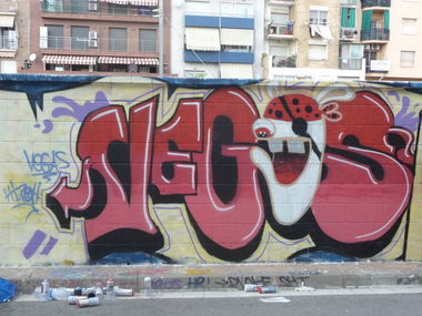 Graffiti Wall in Barcelona - Photo by MatVegas - VEGAS (2011)