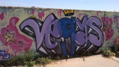 Graffiti Wall in Barcelona - Photo by MatVegas - VEGAS (2012)