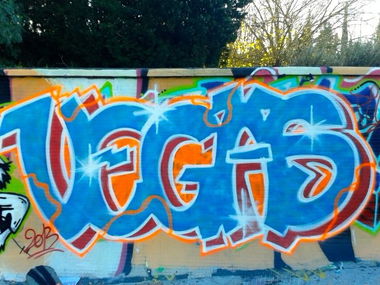 Graffiti Wall in Barcelona - Photo by MatVegas - Vegas (2013)