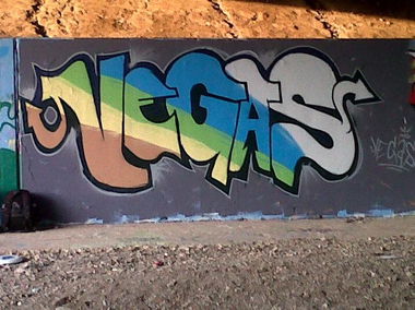 Graffiti Wall - Photo by MatVegas - vegas