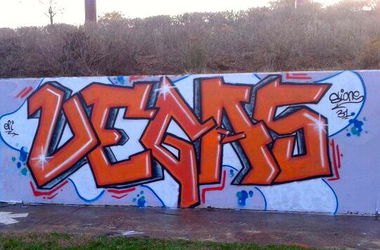 Graffiti Wall - Photo by MatVegas - Vegas (2014)