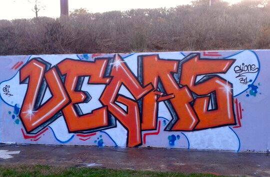 Graffiti Wall - Photo by MatVegas - Vegas (2014)