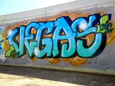 Graffiti Wall - Photo by MatVegas - Vegas (2014)