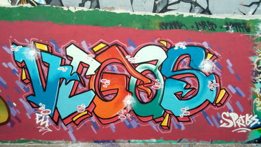 Graffiti Wall - Photo by MatVegas - Vegas (2014)
