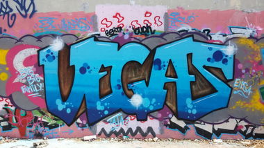 Graffiti Wall - Photo by MatVegas - vegas (2014)