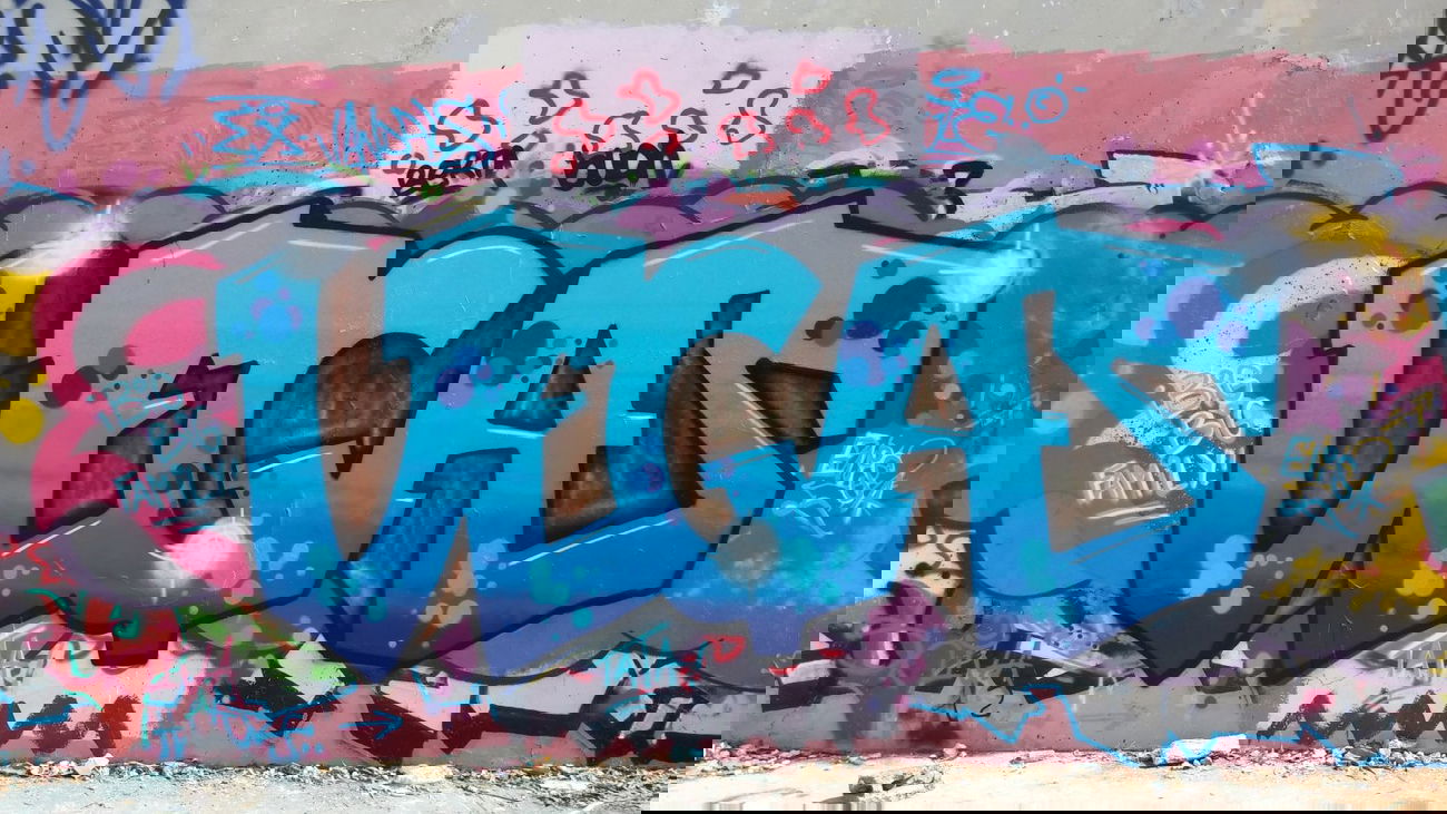 Graffiti Wall - Photo by MatVegas - vegas (2014)