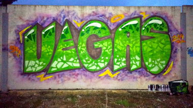Graffiti Wall - Photo by MatVegas - vegas